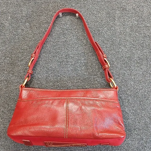 The Sak Red Leather Shoulder Bag EUC - Picture 5 of 10